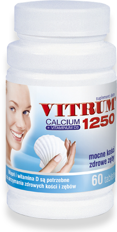 Vitrum calcium 1250 + VITAMINUM D<sub>3</sub>